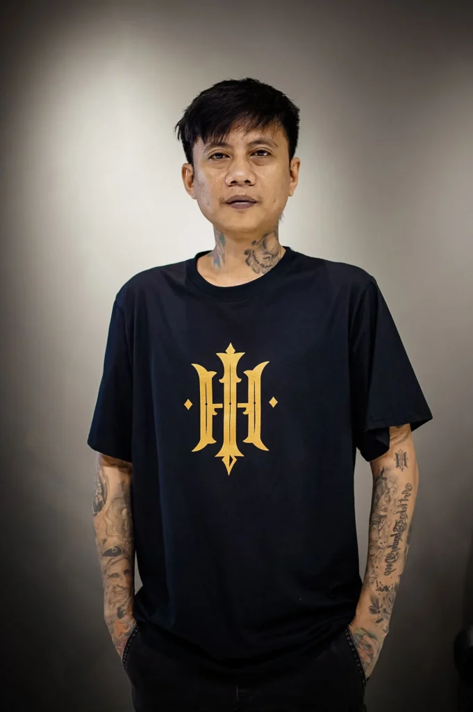 Arok black and grey realism tattoo artist Hustle Ink Legian Bali