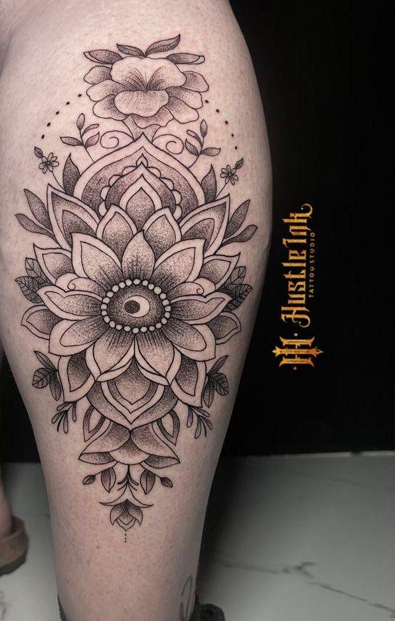 Tattoo artwork at Hustle Ink Bali